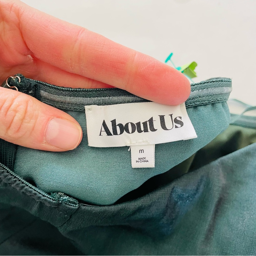 About Us Green Shine Jumpsuit - Picture 10 of 13